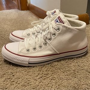White Hightop Converse